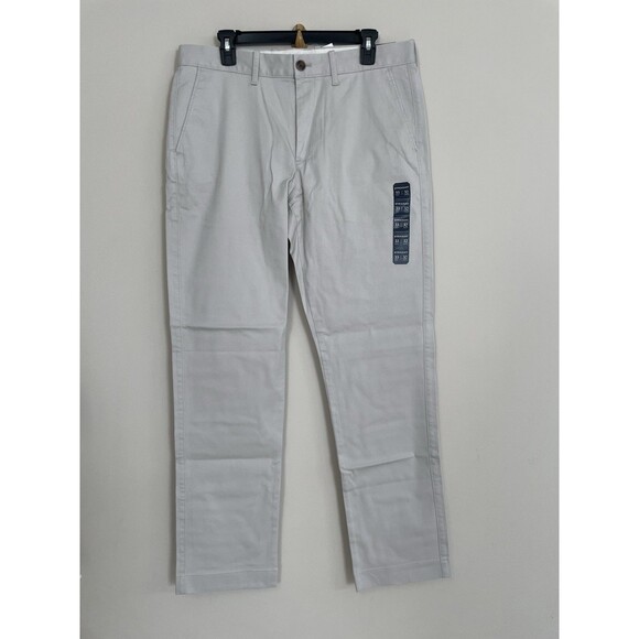 J.Crew Factory Straight-fit flex chino pant NWT Size 33/32 - Picture 2 of 7